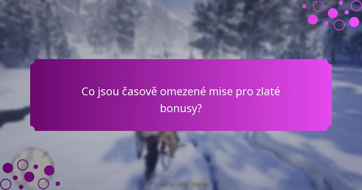 Jaké událostní výzvy jsou k dispozici pro zlaté bonusy?