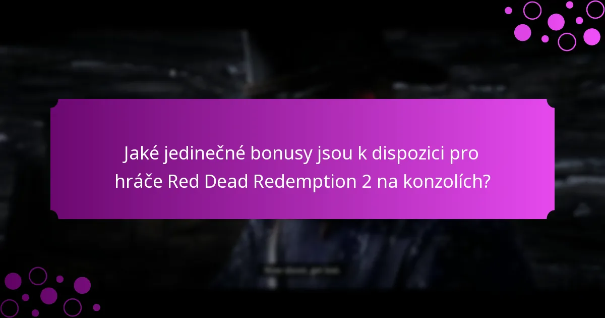 Jaké speciální předměty lze získat prostřednictvím akcí pro Red Dead Redemption 2 na konzolích?