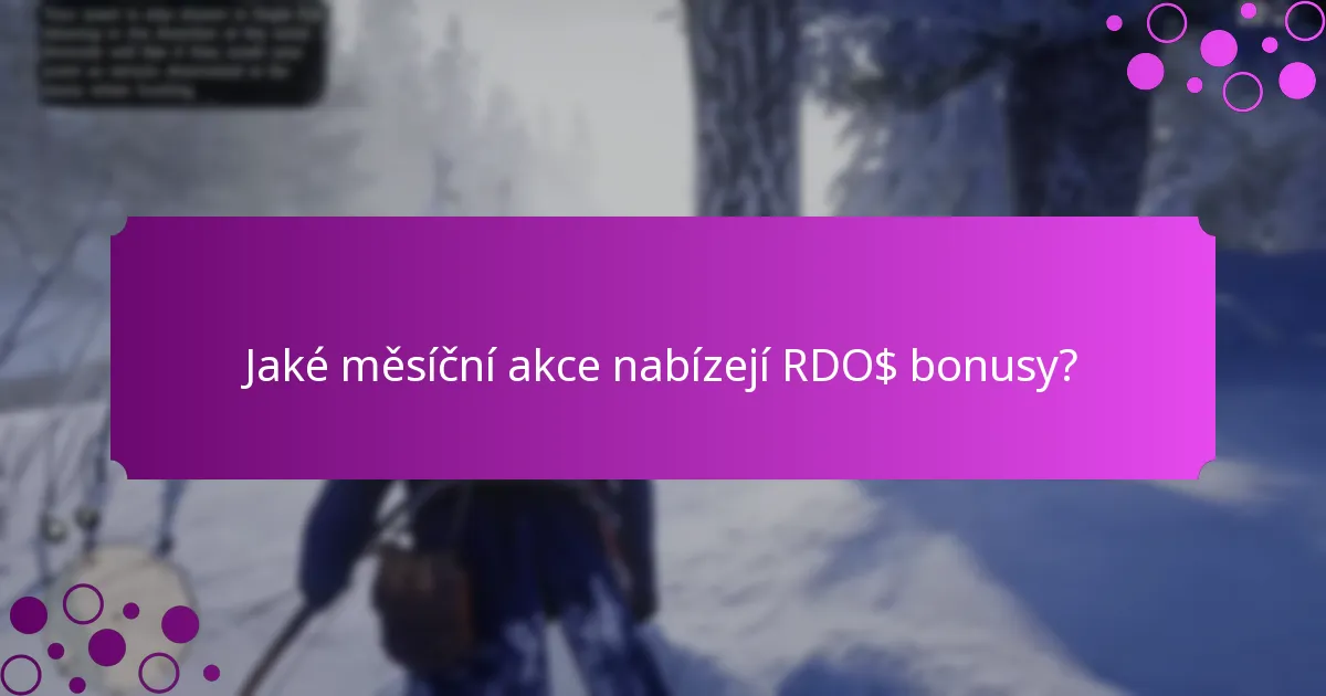 Jaké týdenní akce poskytují RDO$ bonusy?
