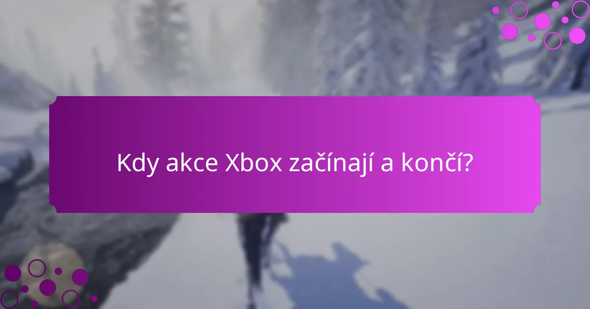 Jak se akce Xbox liší podle regionu?